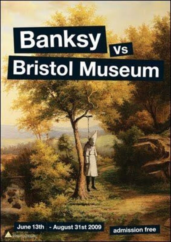 Banksy, ‘BANKSY VS BRISTOL MUSEUM X4 OFFSET LITHOGRAPH LTD EDT’, 2009, Ephemera or Merchandise, Satin white paper, Arts Limited