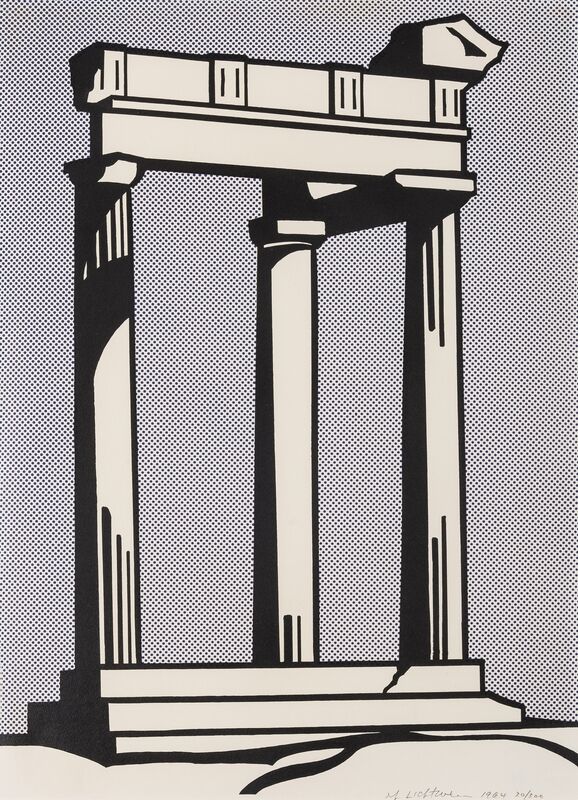 Roy Lichtenstein, ‘Temple (Corlett II.3)’, 1964, Print, Lithograph printed in colours, Forum Auctions