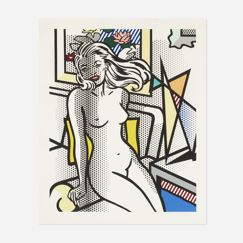 Roy Lichtenstein, ‘Nude with Yellow Pillow (from the Nude series)’, 1994, Print, Relief print in colors on Rives BFK mold-made paper, Rago/Wright/LAMA