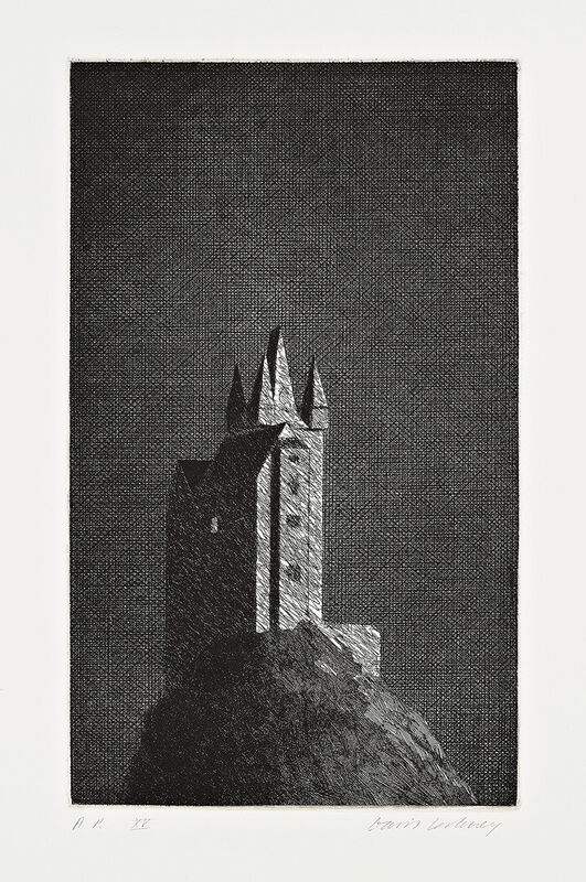 David Hockney, ‘The Haunted Castle’, 1969, Print, Etching, Gerrish Fine Art