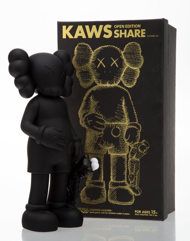 KAWS, ‘Share (Black)’, 2020, Sculpture, Painted cast vinyl, Heritage Auctions