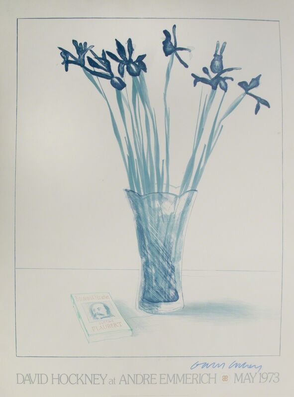 David Hockney, ‘Andre Emmerich Gallery’, 1973, Print, Offset lithograph poster, mounted on foam core, Julien's Auctions