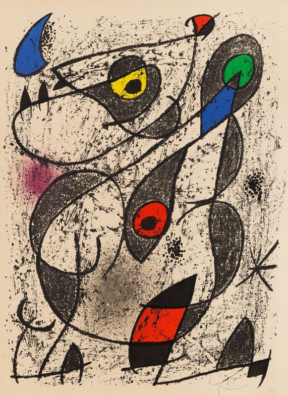 Joan Miró, ‘Untitled Abstract’, Print, Lithograph, Hindman