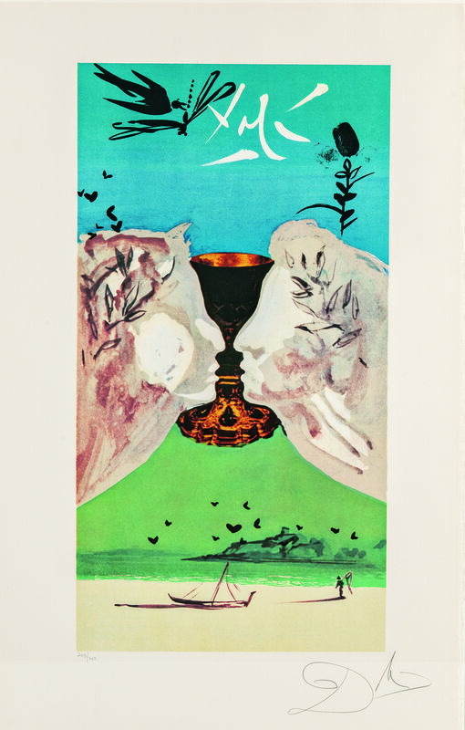 Salvador Dalí, ‘Lyle Stuart Tarot Prints/A Suite of Six Prints’, 1978, Print, Color photo-offset lithographs on paper, Skinner