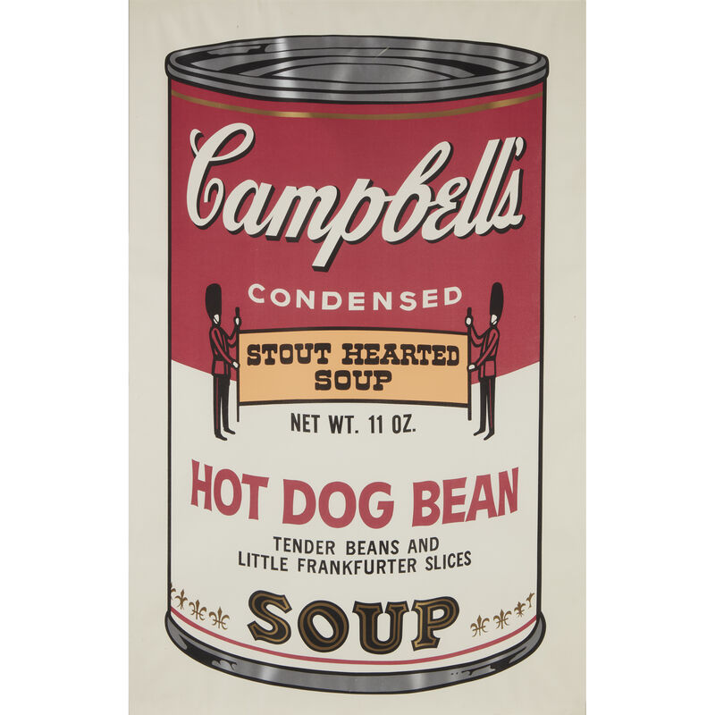 Andy Warhol, ‘Hot Dog Bean from Campbell's Soup II’, 1969, Print, Color screenprint on wove paper, Freeman's