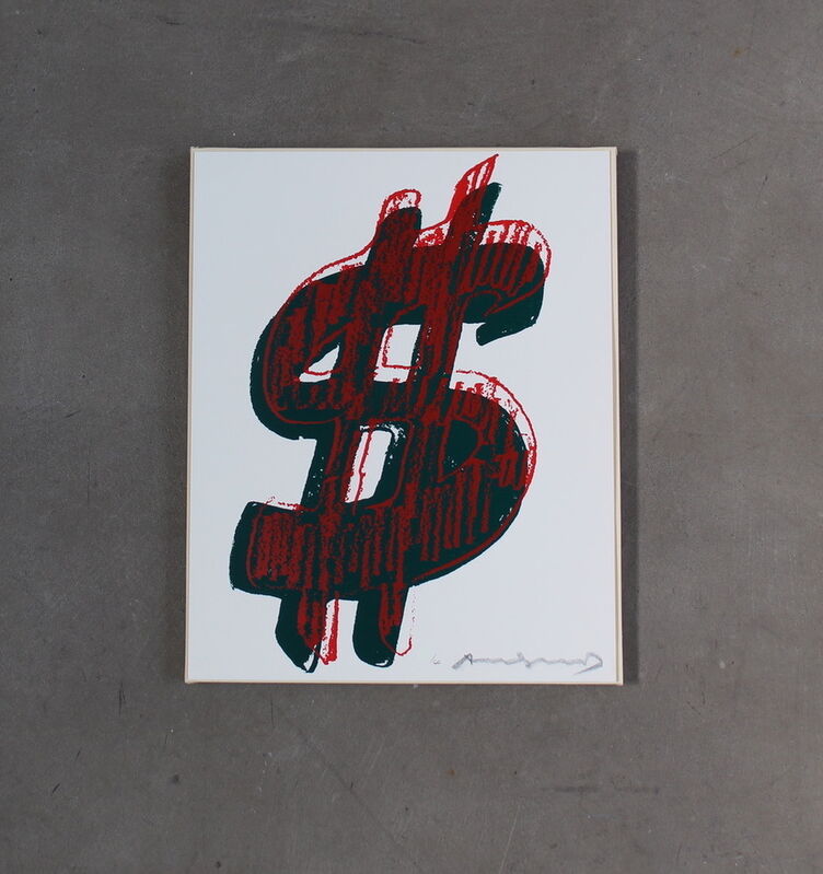 Andy Warhol, ‘Dollar Sign, Red (FS II.278)’, 1982, Print, Screenprint on Lenox Museum Board., Revolver Gallery