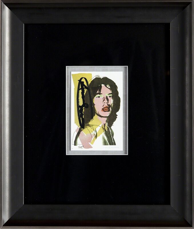 Andy Warhol, ‘Mick Jagger FS.II.143 Gallery Invitation Announcement’, 1975, Print, Lithograph, Modern Artifact