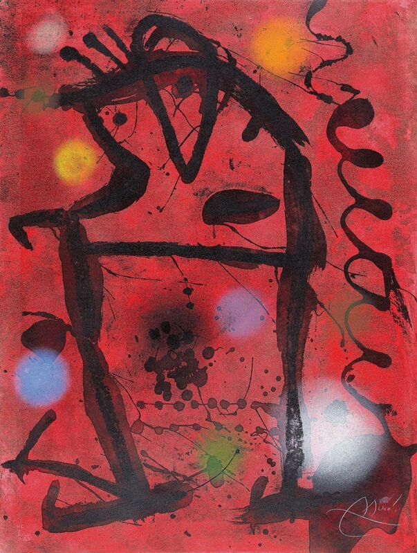 Joan Miró, ‘Grans Rupestres VII’, 1979, Print, Colour aquatint on vellum, Van Ham