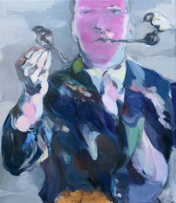 Simona Deflorin, ‘Der Dompteur’, 2016, Painting, Oil on Canvas, Lakeside Gallery