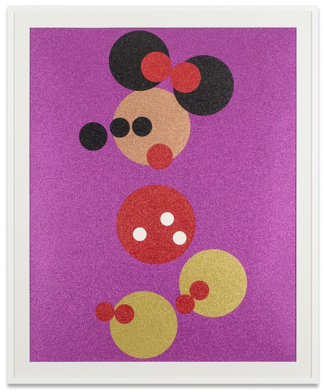 Damien Hirst, ‘Minnie (Large)’, 2016, Print, Screenprint in colors with glitter on heavy wove paper, Fine Art Mia
