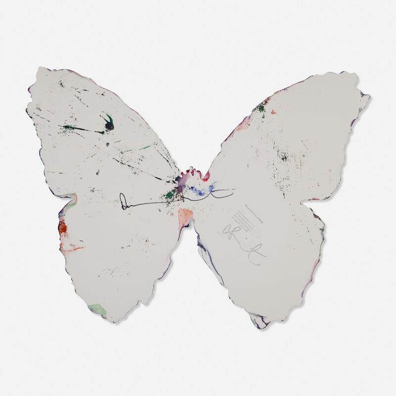 Damien Hirst, ‘Signed Butterfly Spin Painting’, 2009, Painting, Acrylic on paper, Rago/Wright/LAMA