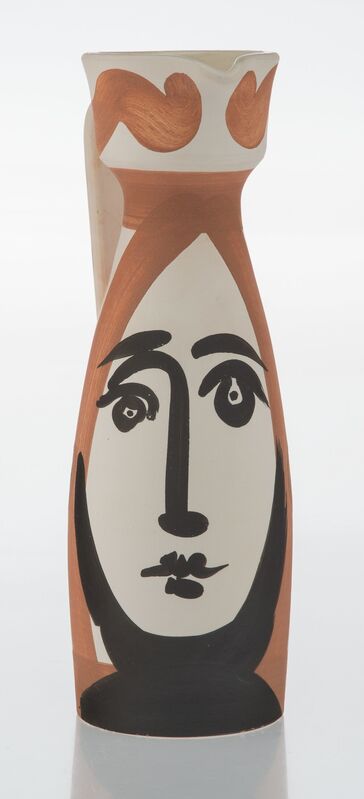 Pablo Picasso, ‘Visage’, 1955, Design/Decorative Art, Terre de faïence pitcher, partially glazed and painted, Heritage Auctions