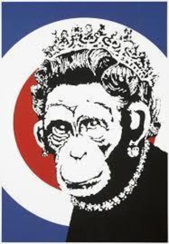 Banksy, ‘Monkey Queen’, 2003, Print, Screenprint in colours on wove paper, Tate Ward Auctions