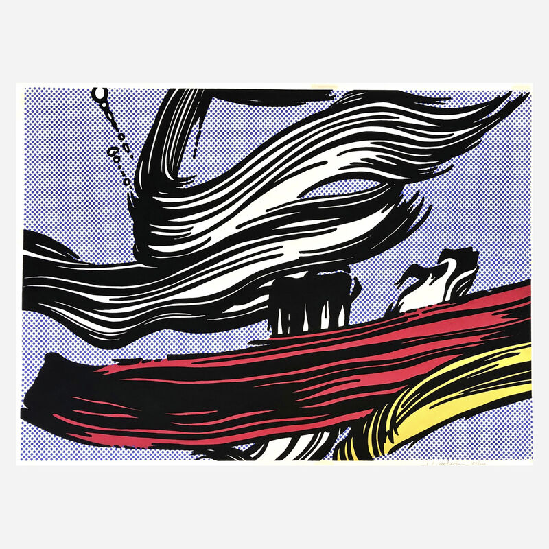 Roy Lichtenstein, ‘Brushstrokes’, 1967, Print, Screenprint in colors, on off-white wove paper, Artsy x Rago/Wright