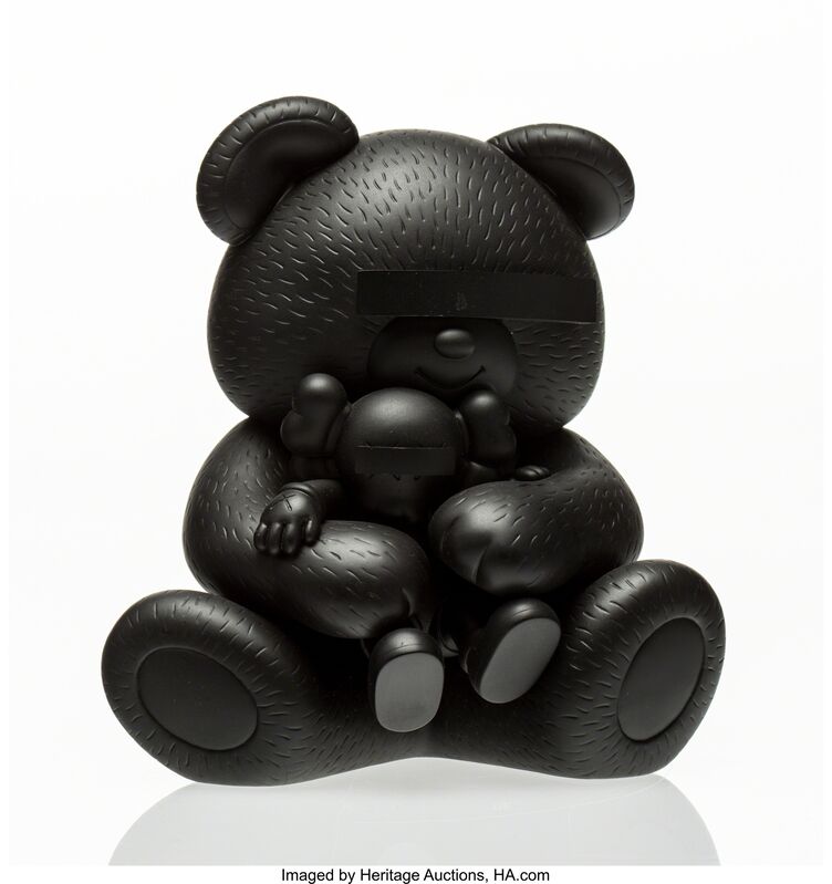 KAWS, ‘Bear Companion (Black)’, 2009, Other, Cast vinyl, Heritage Auctions