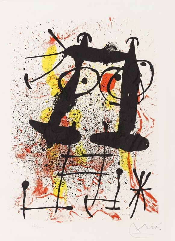 Joan Miró, ‘Haï-Ku (See Cramer 118)’, 1967, Print, Lithograph printed in colours, Forum Auctions