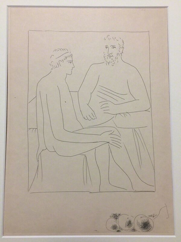 Pablo Picasso, ‘Numa suit les Cours de Pythagore - From "Les Métamorphoses d'Ovide"’, 1931, Print, Etching, Wallector