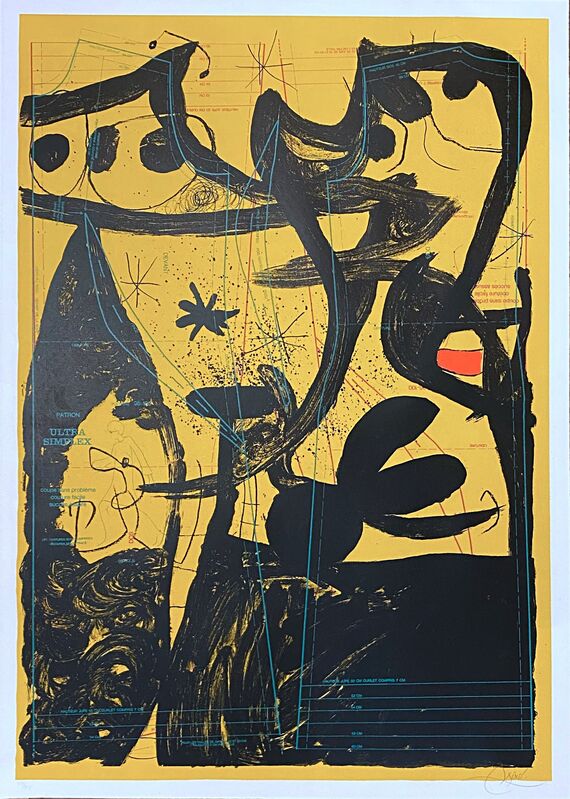 Joan Miró, ‘Mannequin Parade in Peru’, 1969, Print, Lithograph in colors on Arches wove paper, Off The Wall Gallery