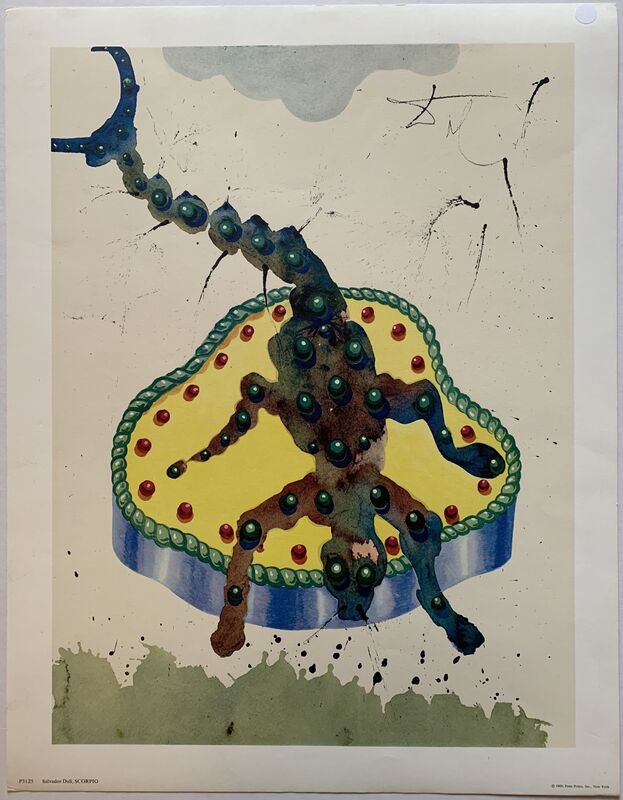 Salvador Dalí, ‘Scorpio’, 1969, Print, Offset lithograph and halftone, Puccio Fine Art