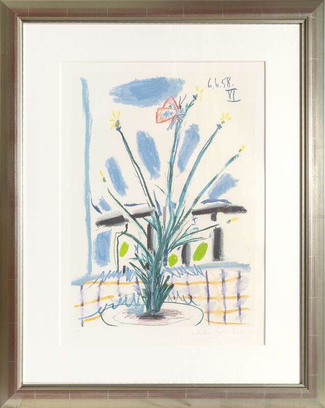 Pablo Picasso, ‘Le Bouquet’, 1973 -Originally created in 1958, Print, Lithograph on Arches Paper, RoGallery