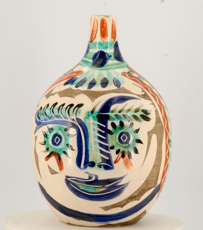 Pablo Picasso, ‘Laughing-eyed-face’, 1969, Design/Decorative Art, White earthenware clay, polychromed and partially glazed, Van Ham