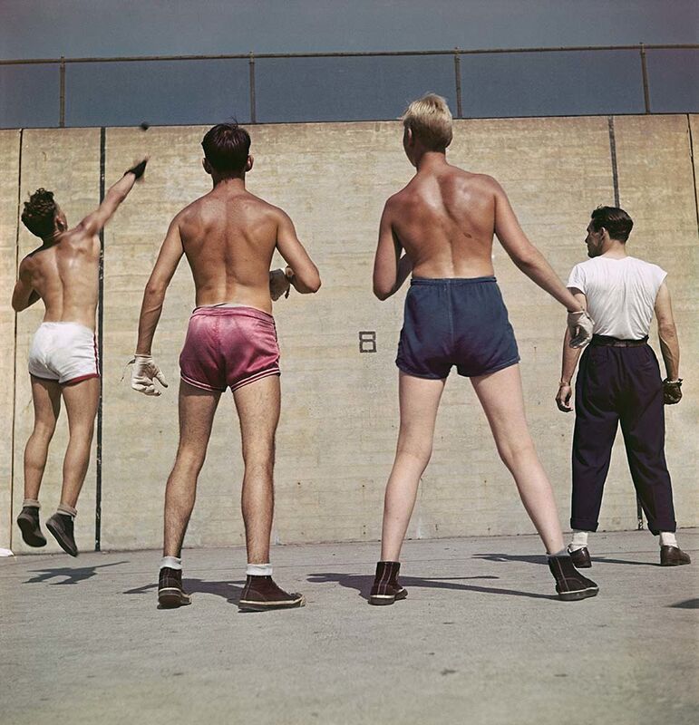 Slim Aarons, ‘Handball in Central Park (Slim Aarons Estate Edition)’, 1948, Photography, Lambda, Undercurrent Projects