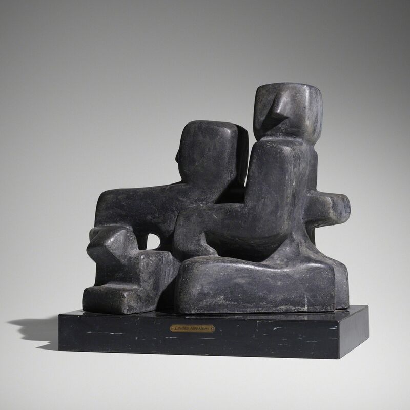 Louise Nevelson, ‘Two Figures’, 1933, Sculpture, Cast Tattistone, Rago/Wright/LAMA