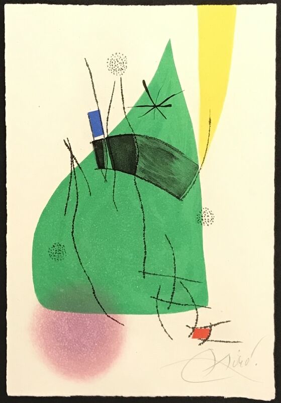 Joan Miró, ‘Miranda et la Spirale Complete Suite (Illustrated Book)’, 1979, Books and Portfolios, 9 Etchings on Auvergne Paper with Original Book in Case, Denis Bloch Fine Art