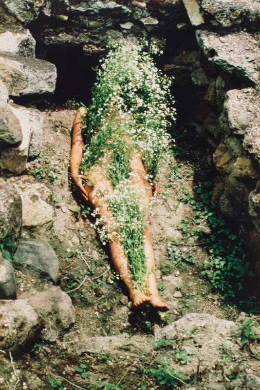 Ana Mendieta, ‘Imagen de Yagul, from the series Silueta Works in Mexico 1973-1977’, 1973, Photography, Chromogenic print, San Francisco Museum of Modern Art (SFMOMA) 