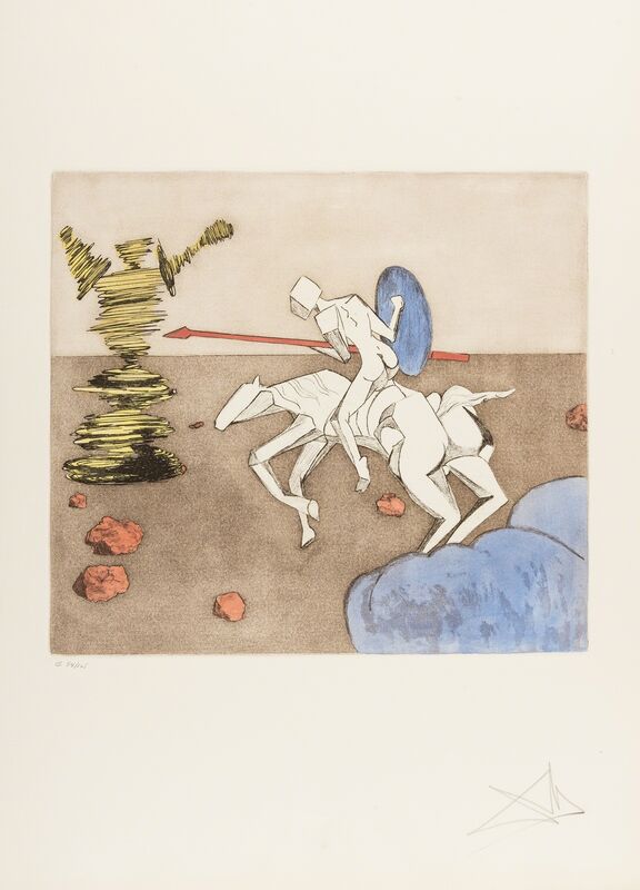Salvador Dalí, ‘The Quest (Field 80-1E)’, 1980, Print, Etching with aquatint printed in colours, Forum Auctions