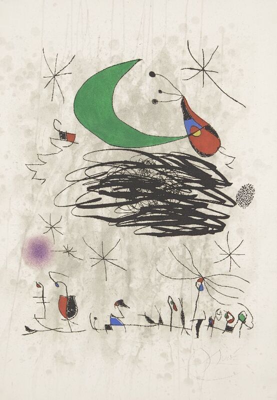 Joan Miró, ‘Saturnalian Insects [Dupin 746]’, 1975, Print, Etching with aquatint in colours on Arches wove, Roseberys