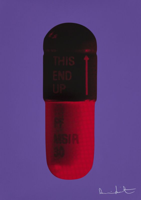 Damien Hirst, ‘The Cure - Papal Purple/Burgundy/Blood Orange’, 2014, Print, Silkscreen on Somerset Tub Sized 410gsm. Signed and numbered., Paul Stolper Gallery