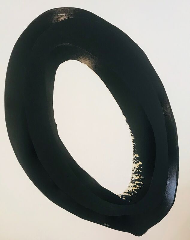 Ted Collier, ‘Untitled (Black Oval)’, 2016, Painting, Acrylic on canvas, Maune Contemporary
