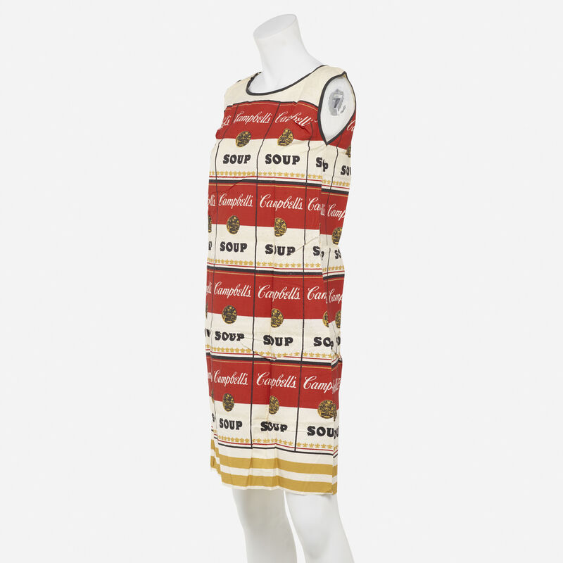 Andy Warhol, ‘Souper Dress’, c. 1965, Fashion Design and Wearable Art, Screenprint in colors on paper dress, Rago/Wright/LAMA