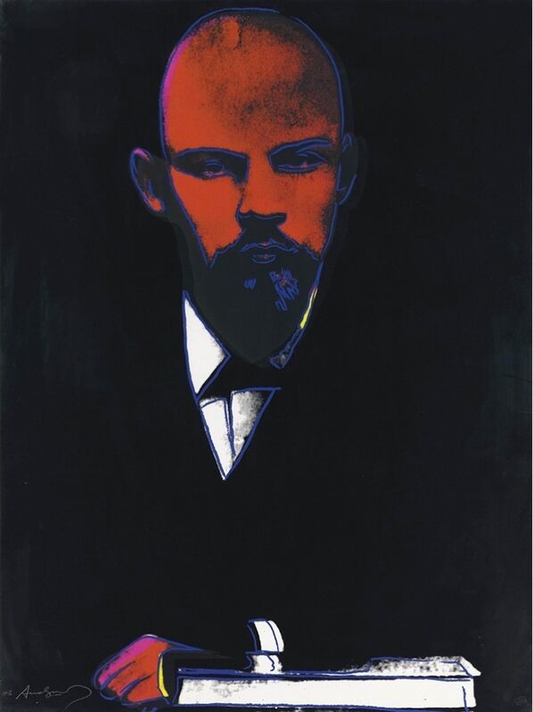 Andy Warhol, ‘Black Lenin (FS II.402) ’, 1987, Print, Screenprint, Frank Fluegel Gallery