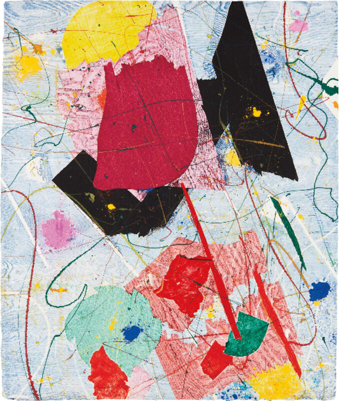 Sam Francis, ‘Untitled’, 1984, Print, Monotype in colors, on handmade paper, the full sheet, Upsilon Gallery