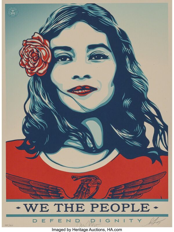 Shepard Fairey, ‘We the People (3 works)’, 2017, Print, Screenprint in colors, Heritage Auctions