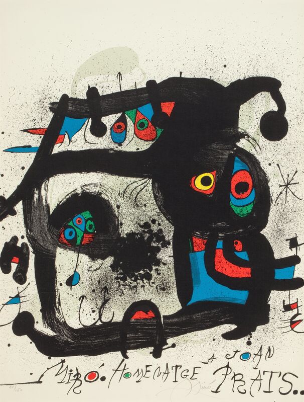 Joan Miró, ‘Homenatge a Joan Prats’, 1972, Print, Lithograph in colors, Heritage Auctions