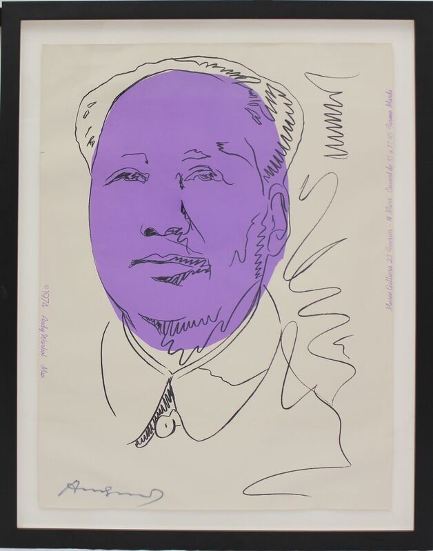 Andy Warhol, ‘Mao (FS II.125A)’, 1974, Print, Screenprint on Wallpaper, Revolver Gallery