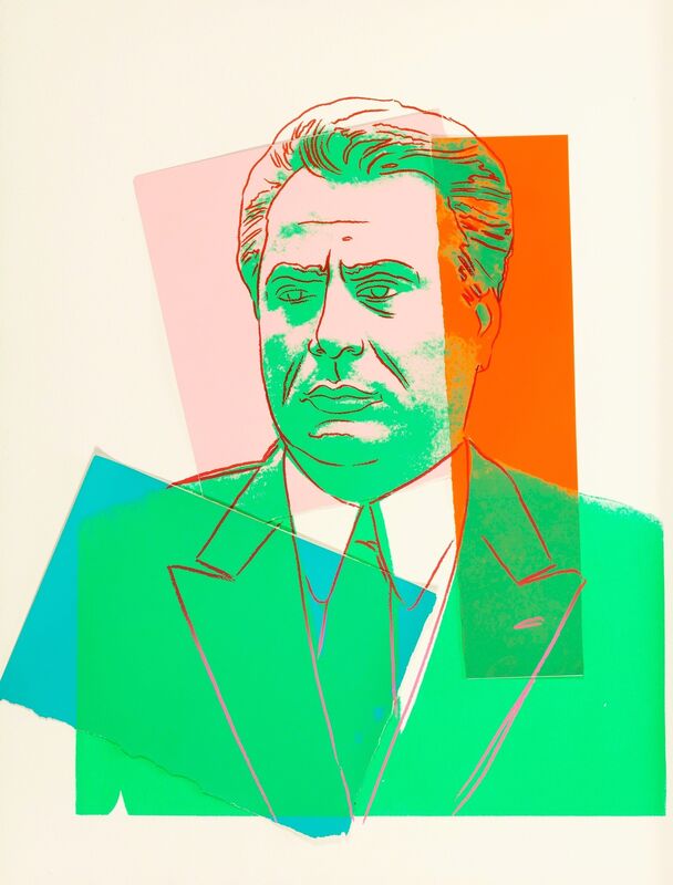 Andy Warhol, ‘John Gotti’, 1986, Print, Screenprint with colored paper collage, Heritage Auctions