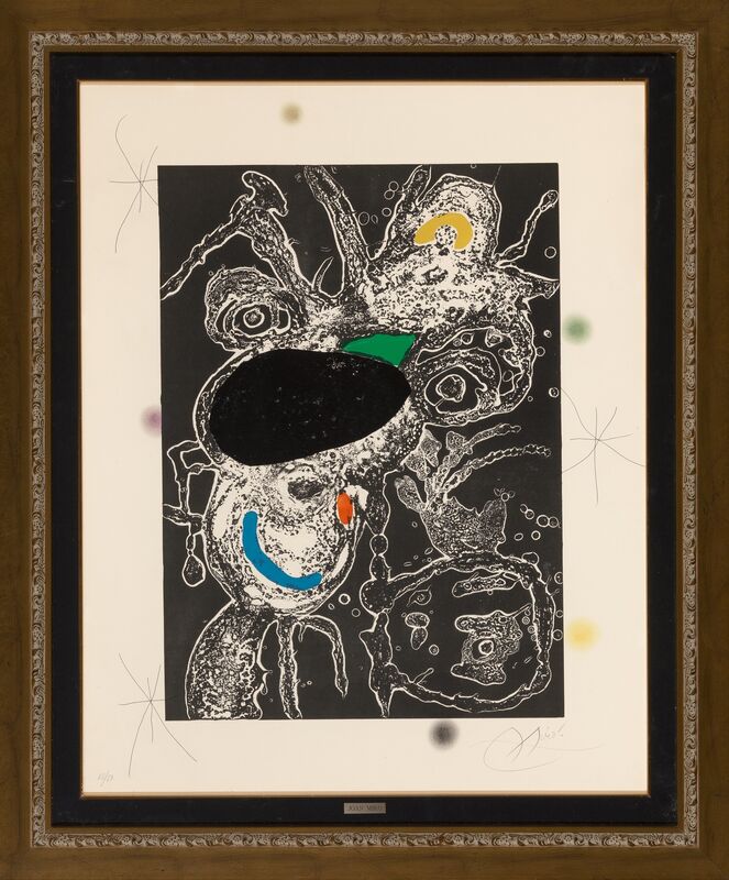 Joan Miró, ‘Espriu’, 1975, Print, Aquatint with engraving, etching and carborundum in colors on Guarro paper, Heritage Auctions