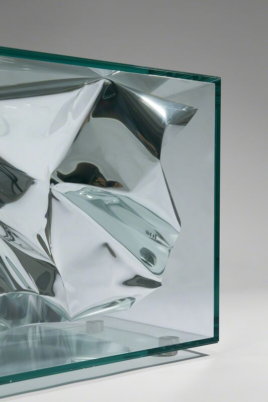 Fredrikson Stallard, ‘Side Table' Silver Crush'’, 2012, Design/Decorative Art, Glass, stainless steel, polished aliminium, David Gill Gallery