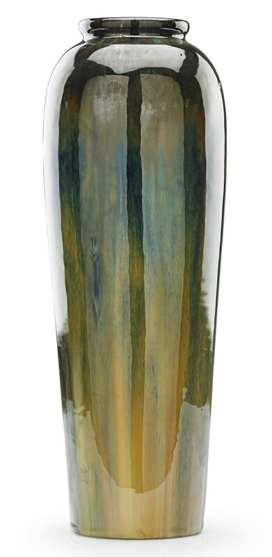 Fulper Pottery, ‘Tall vase, multicolor flambé glaze, Flemington, NJ’, ca. 1920, Design/Decorative Art, Rago/Wright/LAMA