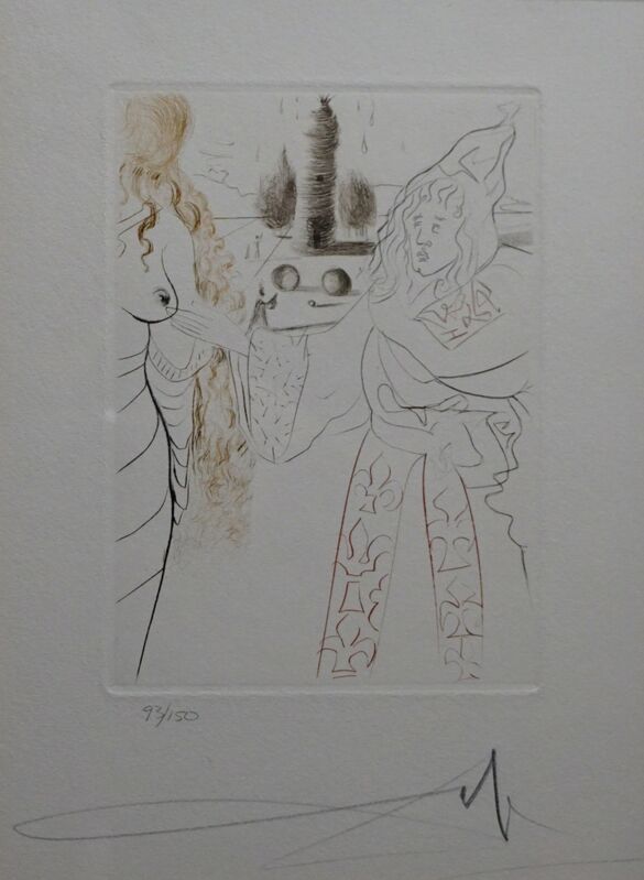 Salvador Dalí, ‘Le Decameron La Femme Adultere’, 1972, Print, Etching, Fine Art Acquisitions Dali 