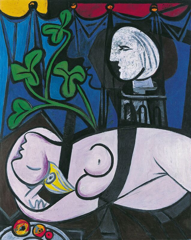 Pablo Picasso, ‘Nude, Green Leaves and Bust’, 1932, Painting, Oil paint on canvas, Tate