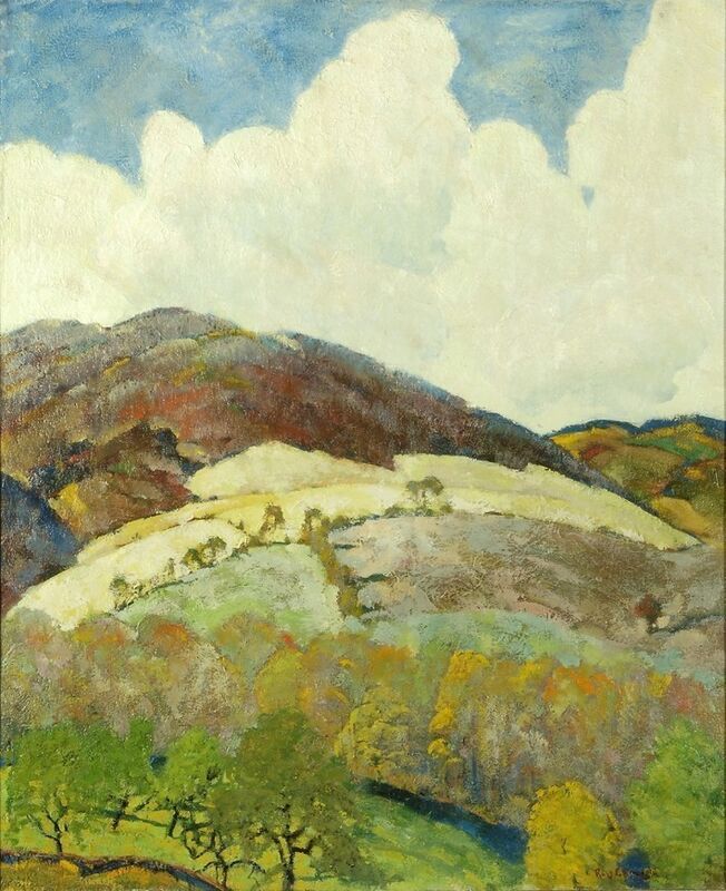 Ross Braught, ‘Far Hills’, ca. 1928, Painting, Oil on canvas, Private Collection, NY