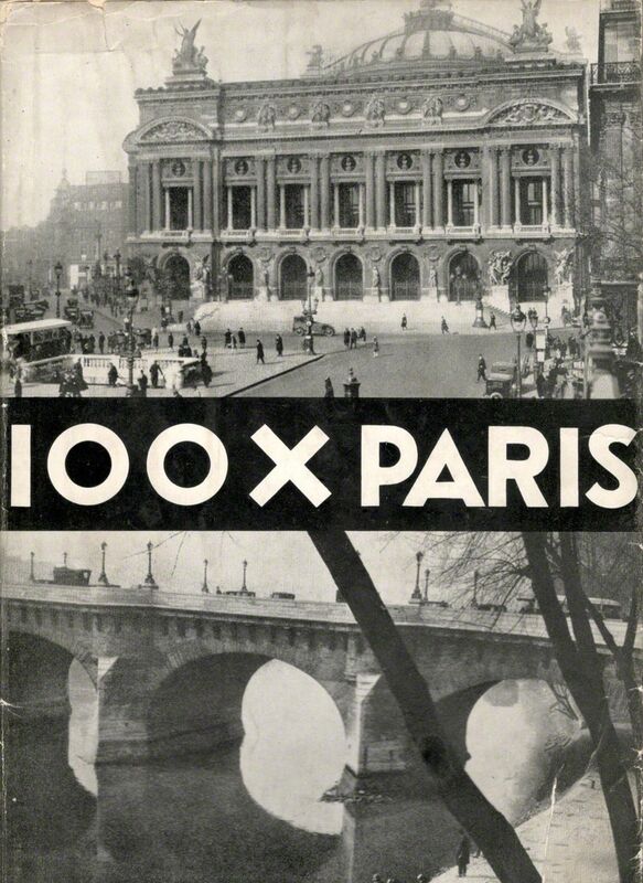 Germaine Krull, ‘100 x Paris’, 1929, Drawing, Collage or other Work on Paper, Cover, Verlag der Reihe, Berlin-Westend, Jeu de Paume