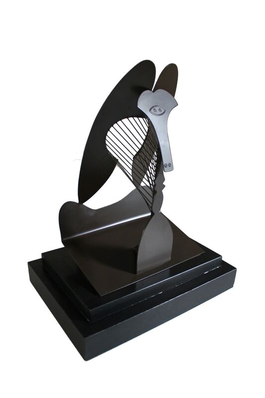 Pablo Picasso, ‘The Lady (Maquette of Chicago Picasso Sculpture)’, ca. 1967, Sculpture, Mixed media sculpture edition cor-ten steel, EHC Fine Art Gallery Auction