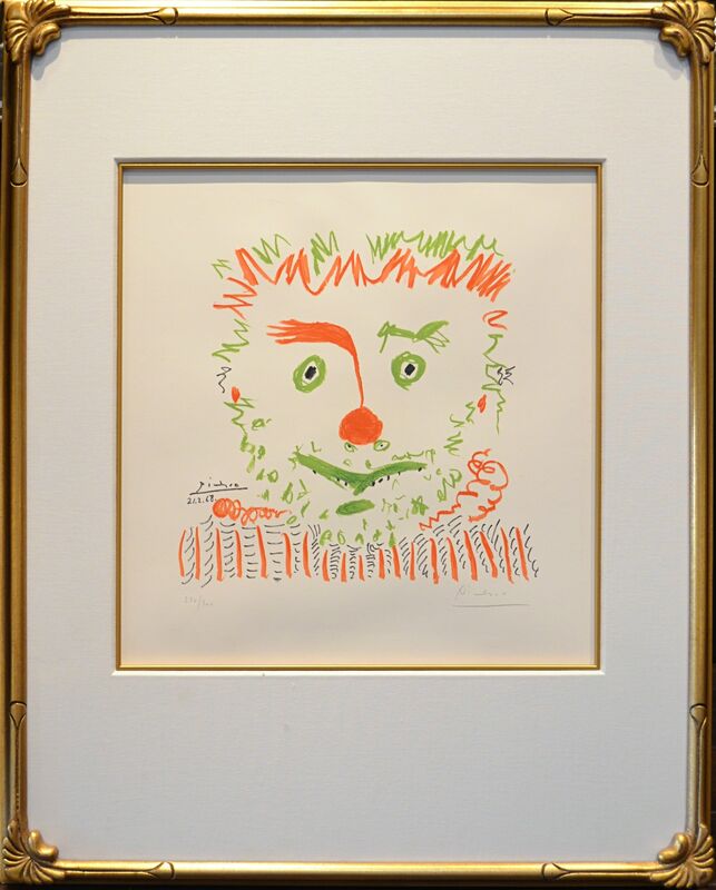 Pablo Picasso, ‘Le Clown ’, 1968, Print, Colour lithograph on Arches paper, Off The Wall Gallery