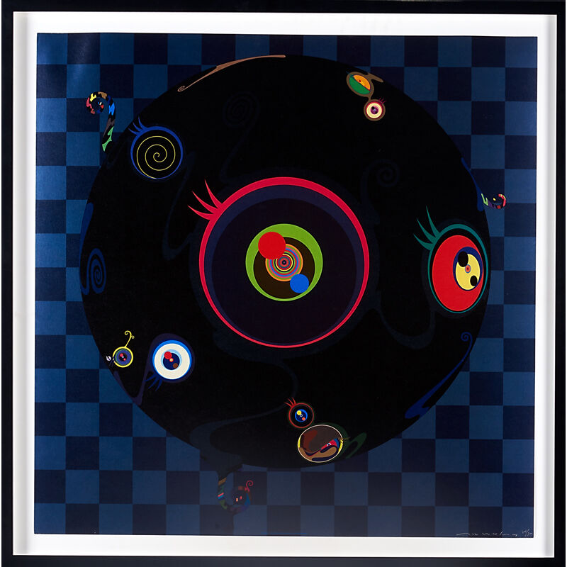 Takashi Murakami, ‘Jellyfish Eyes, USA/Japan’, 2004, Print, Offset Lithograph In Colors, Rago/Wright/LAMA